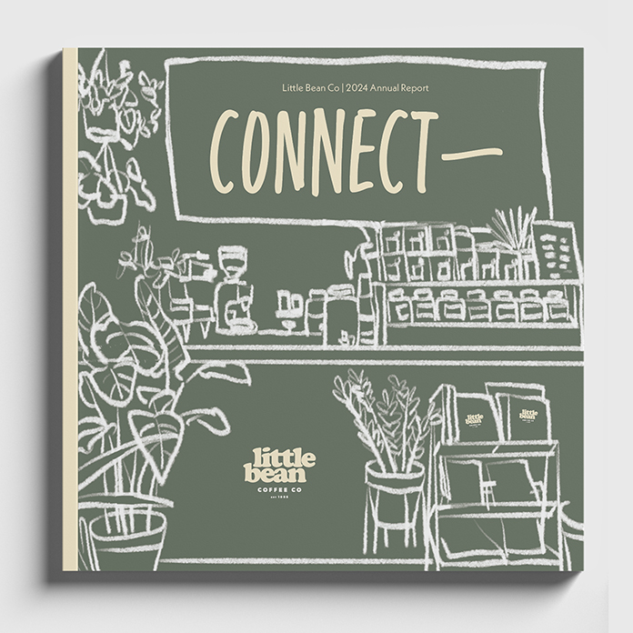 mockup of annual report cover