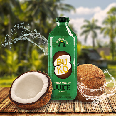 mockup of coconut juice